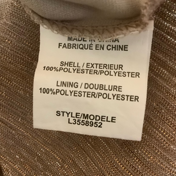 JUNE & HUDSON METALLIC PINK MIDI LINED SKIRT/ Size XL - Picture 10 of 10